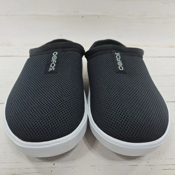 Oofos Oocoozie Sport Mule Recovery Slide Shoe Black Mesh Slip On Mens 11 44‎